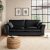 Blakeney Luxury Velvet 4 Seater Sofa Luxury Velvet Black