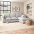 Blakeney Textured Weave Corner Chaise Sofa Textured Weave Silver