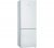 BOSCH KGE49AWCAG 60/40 Fridge Freezer – White, White