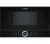 BOSCH Serie 8 BFL634GB1B Built-In Solo Microwave – Black, Black