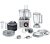 BOSCH MultiTalent8 MC812S734G Food Processor – Silver & White, Silver/Grey,White
