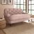 Canterbury Luxury Velvet Snuggle Chair Blush