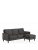 Cosmoliving By Cosmopolitan Strummer Velvet Reversible Corner Group Sofa