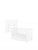 Cuddleco Clara 2Pc Set 3 Drawer Dresser And Cot Bed White