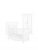 Cuddleco Clara 3Pc Set 3 Drawer Dresser, Cot Bed And Wardrobe White