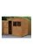 Forest 7X5 Overlap Dip Treated Pent Shed With Double Doors With Optional Installation – Shed Only