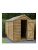 Forest 8X6 Overlap Pressure Treated Apex Shed  – Shed Only