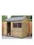 Forest 8X6 Overlap Pressure Treated Reverse Apex Shed With Optional Installation – Shed Only