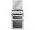 HOTPOINT HUD61P Dual Fuel Cooker – White, White