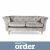 Jaipur 2 Seater Sofa Slub Velvet Slub Velvet Cement