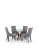 Julian Bowen Chelsea Large 140Cm Dining Table + 4 Veneto Chairs