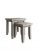 K-Interiors Bauman Ready Assembled Solid Wood Nest Of 2 Tables