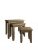 K-Interiors Granger Ready Assembled Solid Wood Nest Of 3 Tables