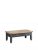 K-Interiors Harrow Part Assembled Solid Wood Large Coffee Table – Charcoal/Oak