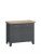 K-Interiors Harrow Ready Assembled Solid Wood 2 Drawer, 2 Door Sideboard – Charcoal/Oak