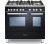 KENWOOD CK407G 90 cm Gas Range Cooker – Black & Chrome, Black