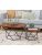 Lisburn Designs Barnes Set Of 2 Nest Of Tables – Walnut/Black