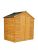 Mercia 4 X 6 Ft Overlap Apex Windowless Shed With Double Doors