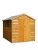 Mercia 8 X 6Ft Great Value Overlap Apex Shed With Windows And Double Doors