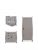 Obaby Stamford Space Saver Sleigh 3-Piece Nursery Room Set