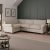 Rosa Soft Chenille Large Corner Sofa Sandstone