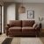 Salisbury Luxury Velvet 2 Seater Sofa Bed Brown