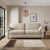 Salisbury Luxury Velvet 4 Seater Sofa Luxury Velvet Natural