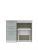 Swift Montreal Ready Assembled Gloss Vanity Desk And Stool Set