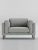 Swoon Munich Original Fabric Love Seat – Soft Wool